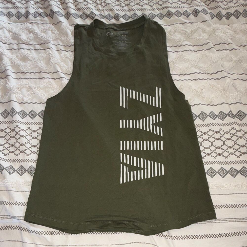 Zyia Active Women’s Athletic Muscle Tank Green Size Large